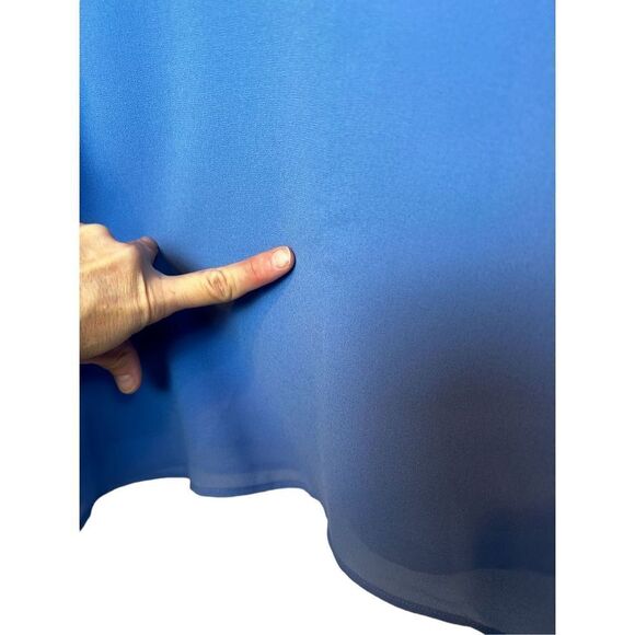 Vince Camuto Women's Pleated Sleeve Float Shift Dress *NOTE DEFECT in pic - SZ 4 - Picture 9 of 14